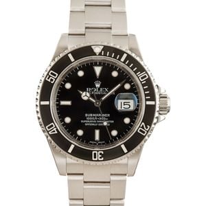 Rolex Submariner Black 16610