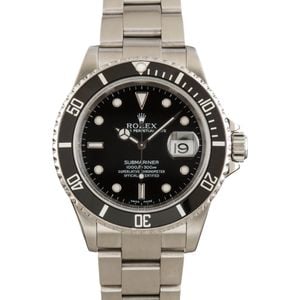 Rolex Submariner 16610 Stainless Steel Oyster