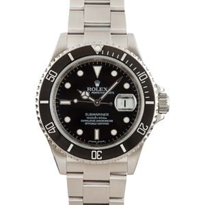 Rolex Submariner Ref 16610T Stainless Steel