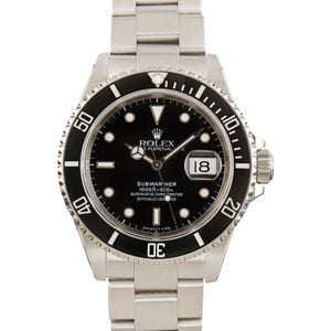 Rolex Submariner 16610 Black Dial