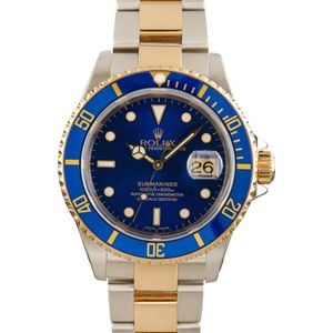 Rolex Submariner 16613 Two Tone Blue