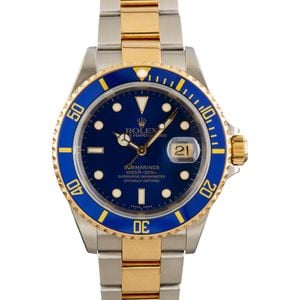 Men's Rolex Submariner 16613 Two Tone