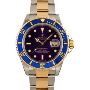 Rolex Submariner 16613 Two Tone Blue