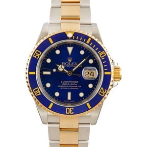 Men's Rolex Submariner 16613 Two Tone