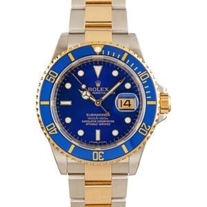 Rolex Submariner 16613 Two Tone Blue