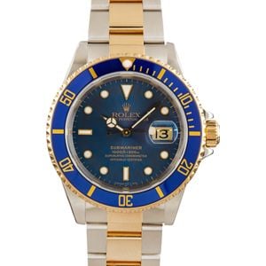 Rolex Submariner 16613 Blue Dial