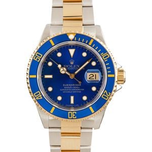 Rolex Submariner 16613 Two Tone Blue