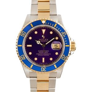 Rolex Submariner 16613 Two Tone Blue