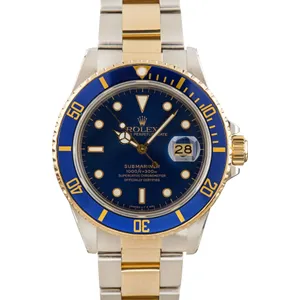 Rolex Submariner 16803 Blue Dial