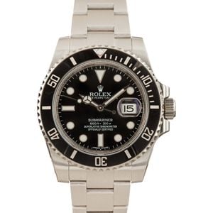 Used Rolex Submariner 116610 Black Dial