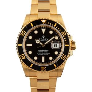 Rolex Submariner Yellow Gold 126618