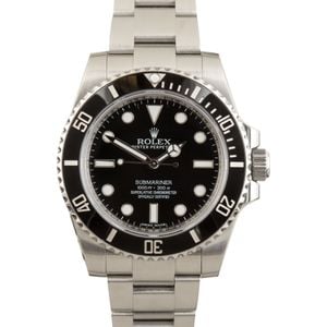 Rolex Submariner 114060 Ceramic No Date