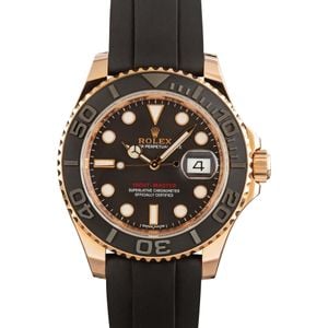 Rolex Yacht-Master 116655 Black Oysterflex Band