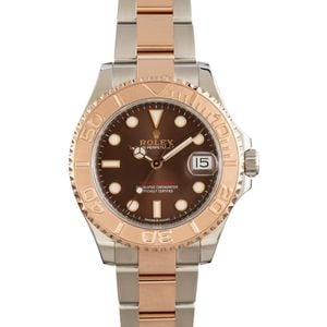 Pre-Owned Rolex Yacht-Master 268621 Brown Dial