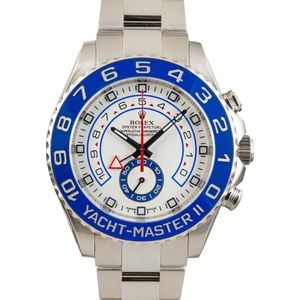 Rolex Yacht-Master II Ref 116680 White Dial