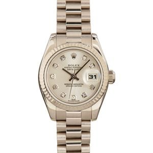 Ladies Rolex Datejust 179179 Diamond Dial