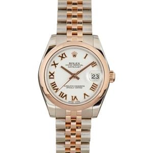 Rolex Mid-Size Datejust 178241 Two Tone Everose