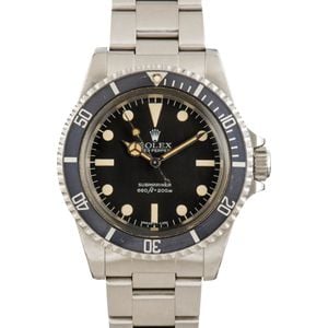 Vintage Rolex Submariner 5513 Maxi Mark III "Lollipop"