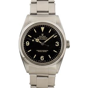 Vintage Rolex Explorer 1016 Black Dial