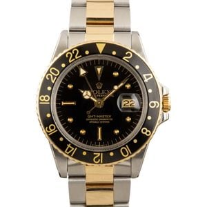 Vintage Rolex GMT-Master 1675 Steel & Yellow Gold