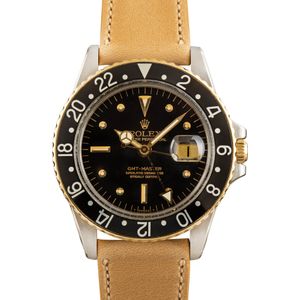 Vintage Rolex GMT-Master ref 1675 Steel & Yellow Gold