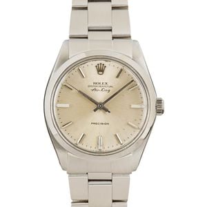 Pre-Owned Rolex Oyster Perpetual 1002 Silver Index