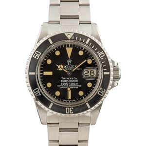 Rolex Vintage Submariner 1680 Tiffany Dial