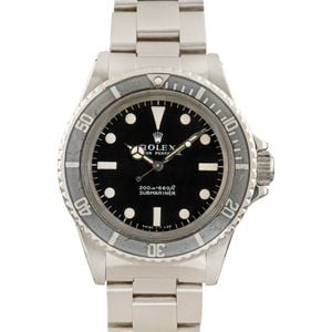 Vintage Rolex Submariner ref 5513 Stainless Steel Oyster