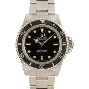 Vintage Rolex Submariner 5513 Black Spider Dial