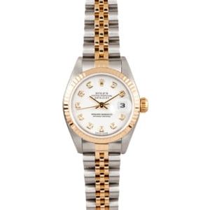 Rolex Ladies DateJust Diamond 79173 1