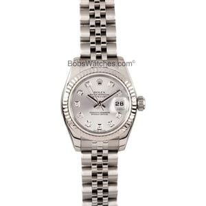 Ladies Rolex DateJust Diamond Dial 179174