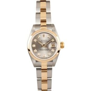 Ladies Rolex Datejust Diamond Dial 79163