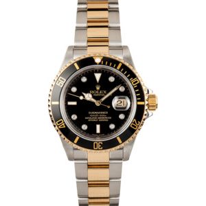 Rolex Submariner Steel & 18K Gold 16613T