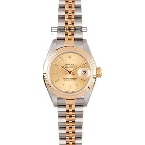 Ladies Rolex Oyster Perpetual Stainless and Gold Watch 79173