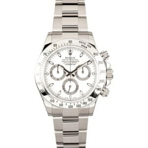 Rolex White Daytona Chronograph 116520