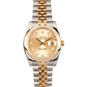 Mens Rolex Datejust Watch Diamond 116203