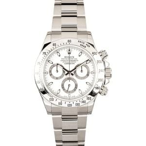 Rolex Daytona White 116520 Stainless Steel