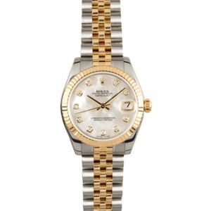 Rolex Mid-size Datejust 178273 Mother of Pearl Diamond