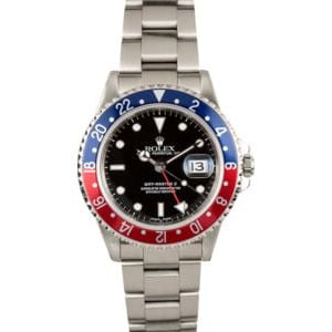 Rolex GMT Master II Red and Blue Pepsi Bezel 16710