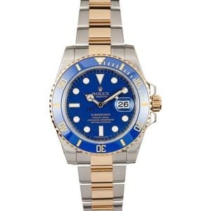 Mens Rolex Ceramic Submariner 116613 Two Tone x TT