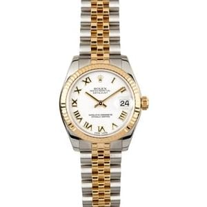 Rolex Mid-size Datejust 178273 White