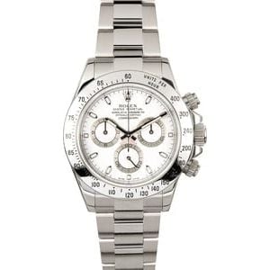 Rolex Men's Daytona Stainless Steel 116520 100% Genuine