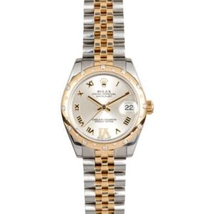 Rolex Mid-size Datejust 178343 Diamond Bezel