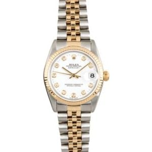 Rolex Mid-size Datejust 78273 Diamond Dial