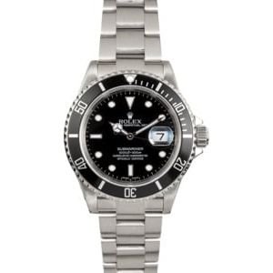 Rolex Oyster Perpetual 16610 Submariner No Holes Case