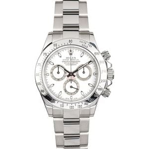 Rolex Stainless Steel Daytona White