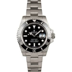 Factory Stickered Men's Rolex Submariner 116610