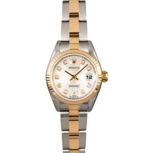 Rolex Ladies Datejust 79173 Silver Jubilee Diamond Dial