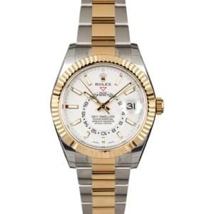 Unworn Rolex Sky-Dweller 326933 Two Tone Oyster