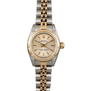 Rolex Oyster Perpetual 76193 Silver Dial